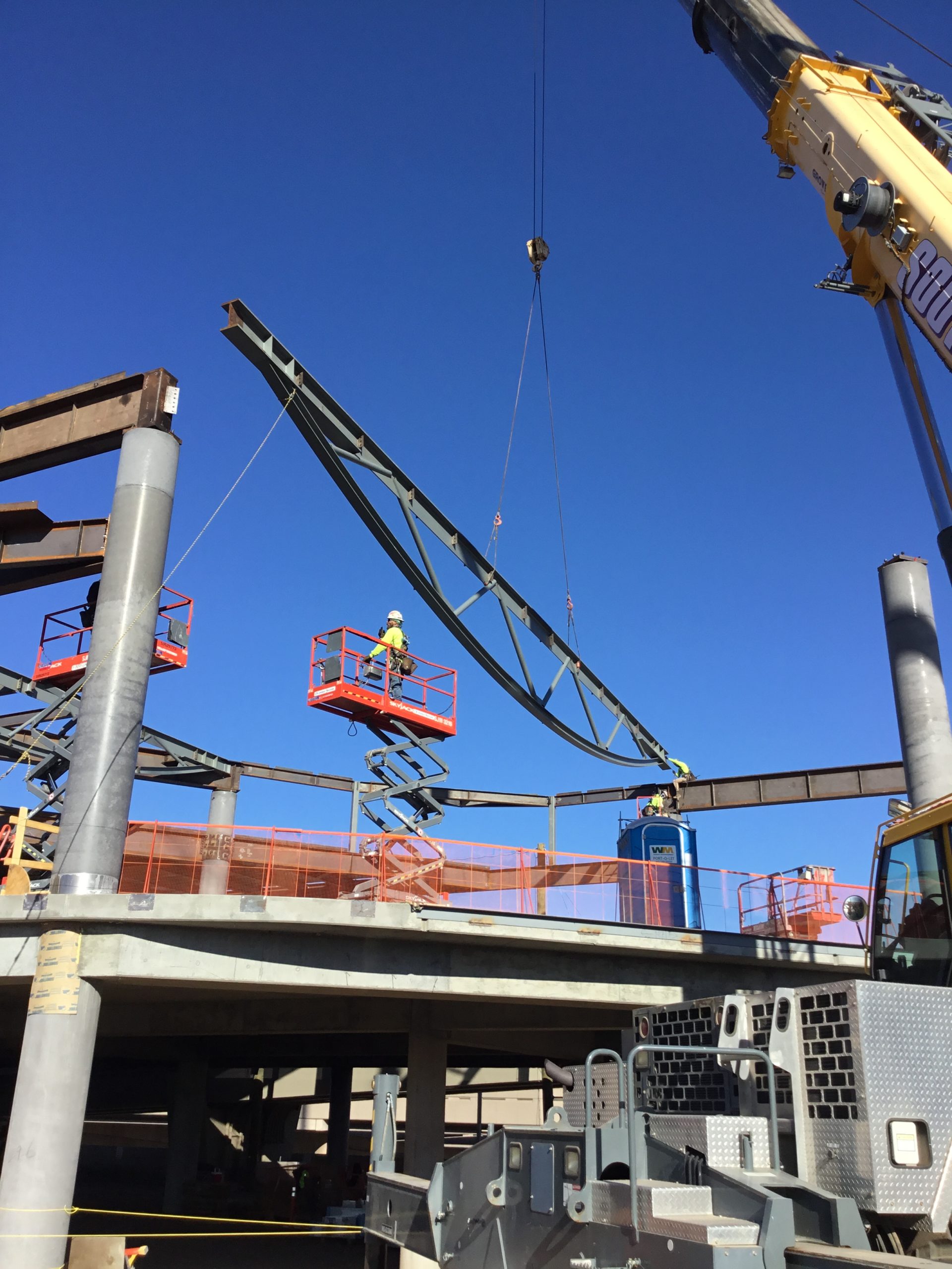 Terminal 4 Steel work Underway Pro Steel Erectors